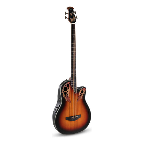 Bajo Electroacústico Ovation Celebrity Elite 4 Cuerdas Marrón Diestro Laqueado