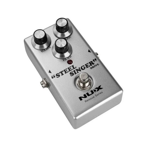 Pedal De Efecto Nux Steel Singer Drive Distorsión - Oddity Plateado