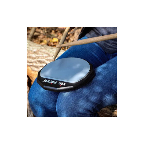 Practicador 6 Pulgadas Para Bat. Vic Firth Pad6 Color Gris Negro