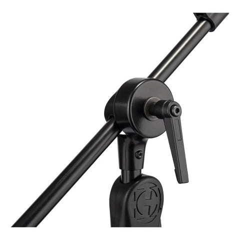 Soporte P/ Micrófono Boom Ideal En Vivo Hercules Ms523b Pro Negro