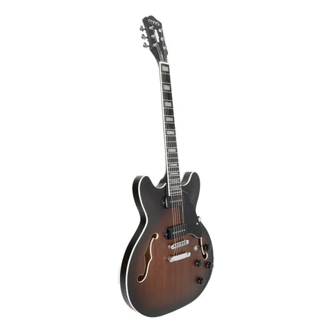 Guitarra Mars Electrica Mod. Hollowbody 335 P90 Satin Diestro Violin