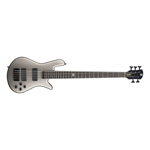 Bajo Eléctrico 5 Cuerdas Spector Ns Ns Ethos 5 Gun Metal 5 Diestro Plateado