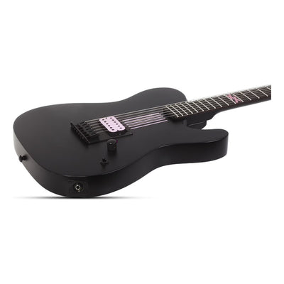 Guitarra Electrica Satin Black Schecter Machine Gun Kelly Pt Color Negro Material Del Diapasón Ebano Negro Orientación De La Mano Diestro