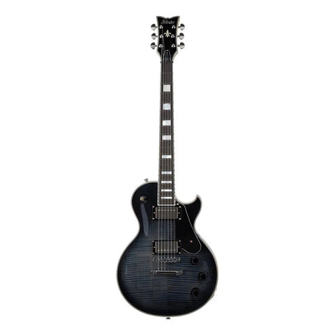 Schecter Solo-ii Custom Guitarra Eléctrica Black Burst Trans Orientación De La Mano Diestro Negro
