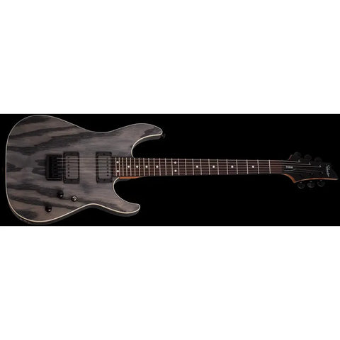 Guitarra Eléctrica Schecter C-1 Standard Charcoal Satin Diestro Gris Oscuro Maple