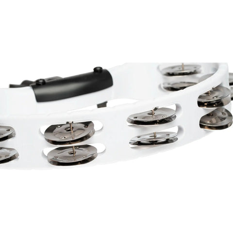 Pandero Plástico Abs Jingles Acero Inoxidable Meinl Htmt2wh Blanco