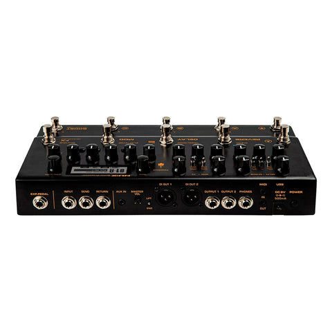 Pedalera Procesador De Efectos Nux Nme-5 Trident Negro