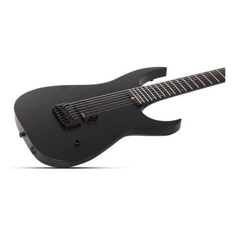 Guitarra Schecter Electrica 7 Cuerdas Km-7 Mk-iii Ex Black S Diestro Negro Ébano