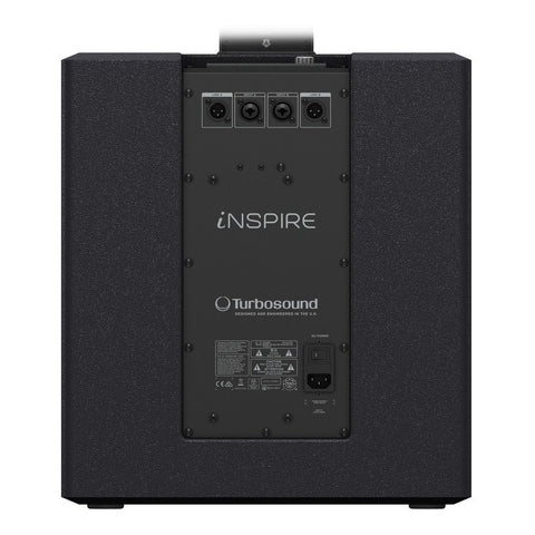 Columna C/poder 1000w 12 PuLG Subwoofer Turbosound Ip2000 V2 Negro