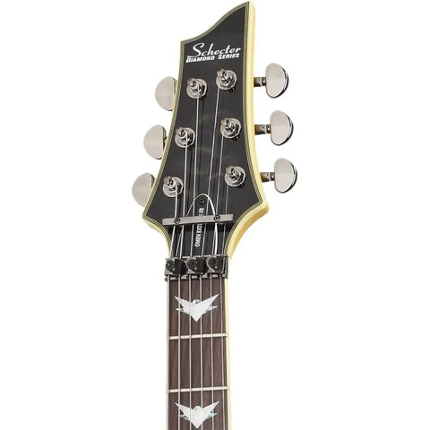 Guitarra Eléctrica Schecter Omen Extreme-fr Caoba Brillante Negra Diestro See-thru Black Palo De Rosa