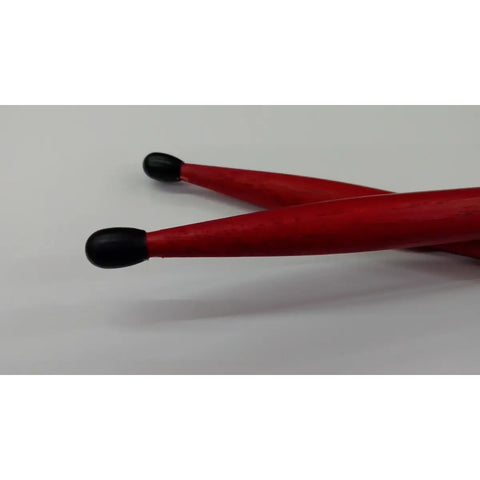New Beat Nb-7anr By Vic Firth Baquetas Punta Nylon Rojas Color Rojo