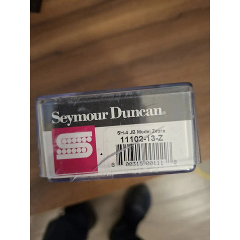 Pastilla Guitarra Eléctrica Seymour Duncan Sh-4 Jb Zebra Hb Negro
