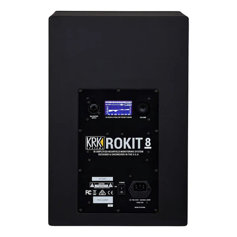 Monitor De Estudio Krk Rokit Rp8 Negros 203w Activos Con Woofer De 8 Y Tweeter De 1 Negro