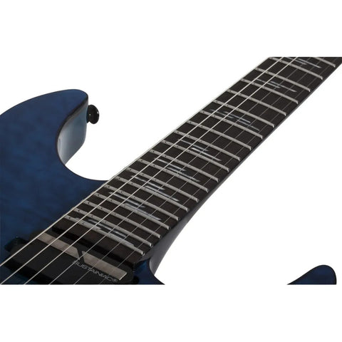 Guitarra Schecter Reaper-6 Fr S Elite #2187 Kor Deep Ocean Blue Diestro Ébano