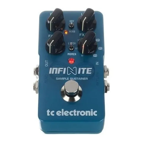 Pedal Tc Electronic Infinite Sample Sustainer Guitarra Efectos Reverb Y Modulación Azul
