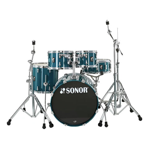 Bateria Sonor Mod. Aq1 Stage Set Azul Cbb Caribbean Blue Azul Acero