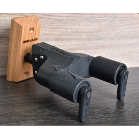Soporte De Pared Para Guitarra O Bajo Hercules Gsp38wb Plus Negro