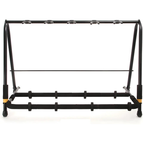 Hercules Gs525b Atril Soporte Stand Para 5 Guitarras / Bajos Color Negro