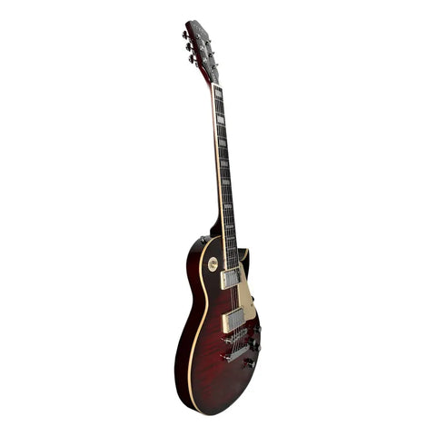 Guitarra Eléctrica 6 Cuerdas Mars Les Paul Traditional Red C Diestro Rojo Palo De Rosa