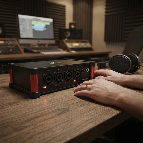 Behringer Flow 4vio  Extensor I/o Stageconnect 4 Preamps