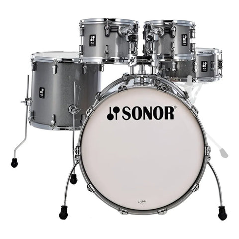 Bateria Sonor S/stands Serie Aq2 Bombo 14 Martini Set Tqz Cuarzo Titanio