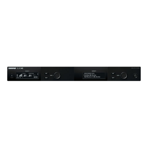 Sistema Inalámbrico Dual C/micrófono Mano Shure Slxd24d/sm58 Negro