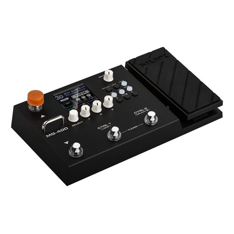 Procesador De Efectos Para Guitarra Nuxmg-400 Negro