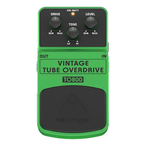 Pedal Overdrive Behringer Vintage Tube To-800 Verde
