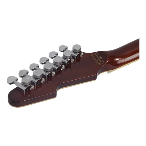 Guitarra Eléctrica Schecter E-1 Custom Vintage Sunburst Diestro Naranja Ébano