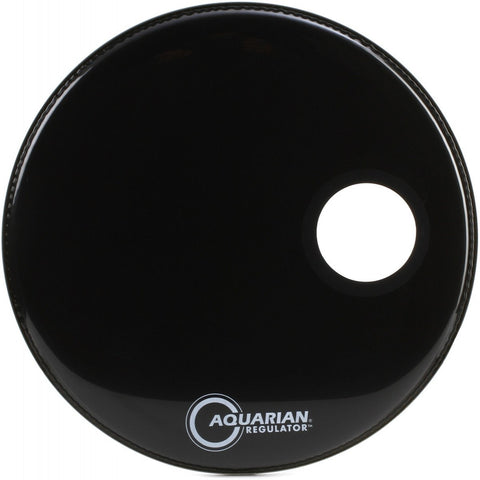 Parche Negro De 24 Pulgadas Aquarian Rsm24bk