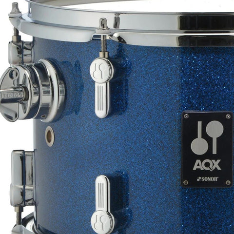 Batería De 4 Piezas Sonor Aqx Jazz Set Blue Ocean Sparkle Blue Ocean Sparkle