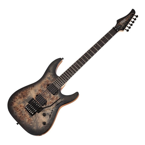 Guitarra Eléctrica Charcoal Burst, Schecter C-6 Fr Pro Cbu