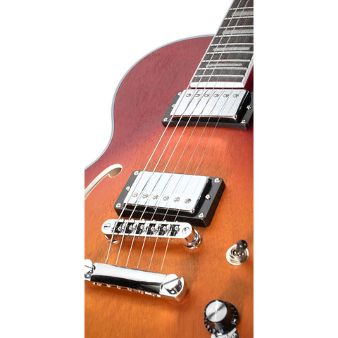Mars Lp Jazz Satin China Diestro Marrón Palo De Rosa