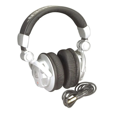 Behringer Hpx2000 Audífonos Profesionales Para Dj Color Plateado Y Negro Plateado/negro