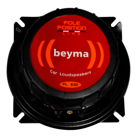 Par De Bocinas De 6.5 Pulgadas Para Carro 50w Beyma Pl652 Negro