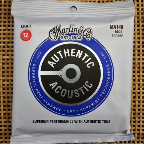 Martin Ma140, Cuerdas Para Guitarra Acústica 80/20 Light