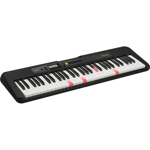 Teclado Portatil 61 Teclas Con Eliminador Casio Lk-s250 Negro