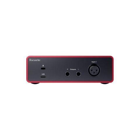 Interfaz De Audio Usb Focusrite Scarlett Solo 4ta Gen Rojo
