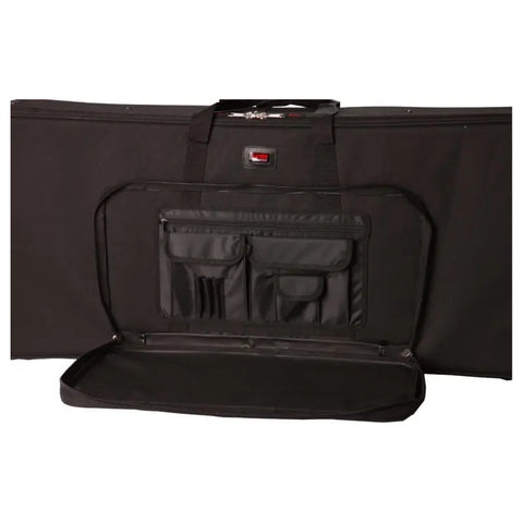 Funda Para Teclado 88 Notas Gator Gk-88 Con Ruedas Y Bolsillos