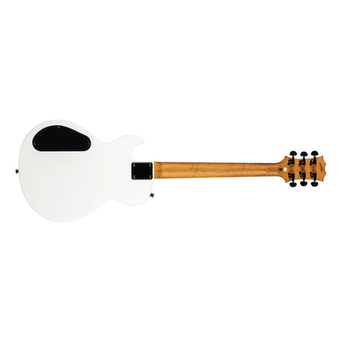 Guitarra Eléctrica Tipo Les Paul Spira L-400 Satin White Diestro Blanco Ébano