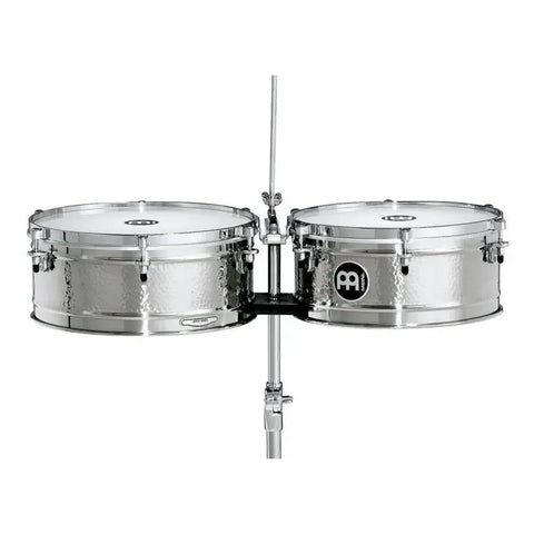 Meinl Lc1-sts Timbales 14 Y 15 Pulgadas Con Soporte Acero Inoxidable
