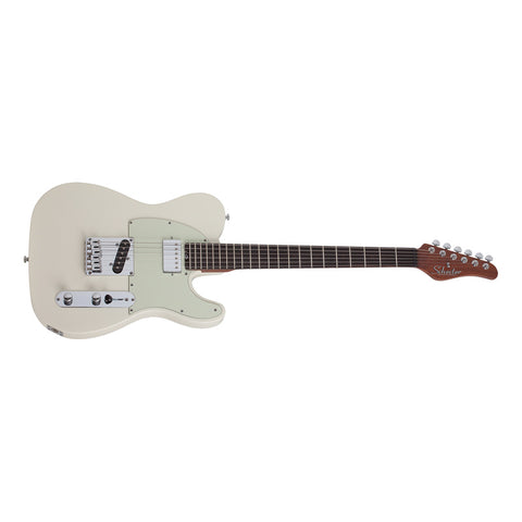 Guitarra Schecter Nick Johnston Signature Pt Atomic Snow Diestro Blanco Maple