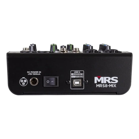 Mezcladora De 8 Canales Con Dsp Y Bluetooth Mrs Mrs8-mix