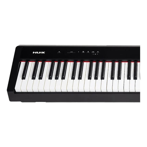 Piano Digital Nux Npk-10 88 Teclas Acción De Martillo Negro Portátil