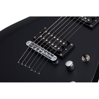 Guitarra Eléctrica Negro Satin 7 Cuerdas Schecter C7 Deluxe