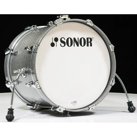 Bateria Sonor Aq2 Bop 4 Pzas Bombo 18 PuLG Maple Cuarzo Color Cuarzo Titanio
