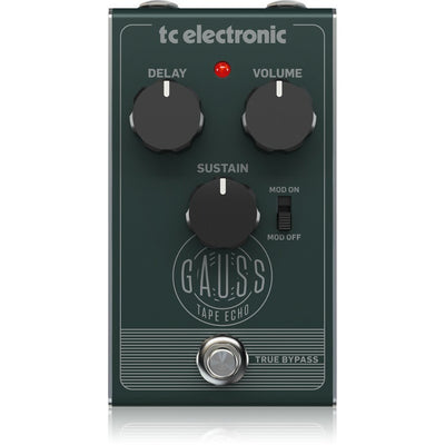 Pedal P/guitarra, Tc Electronic Gauss Tape Echo