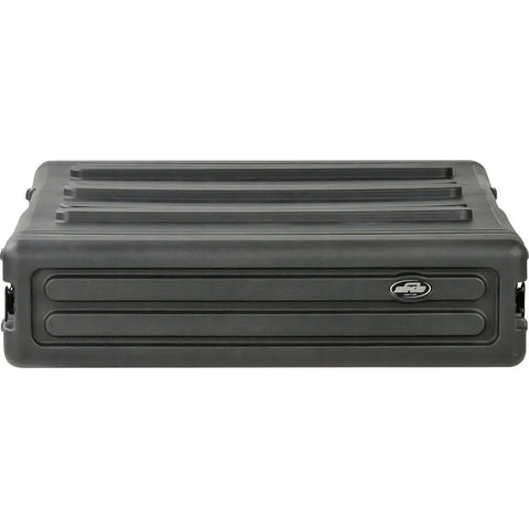 Rack Para Equipo De Audio Skb Roto Moldeado De 2 Espacios Negro