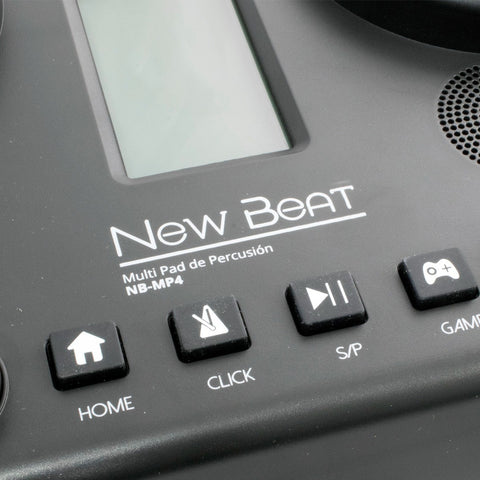 Multi Pad De Batería Con 4 Pads New Beat Nb-mp4 Negro