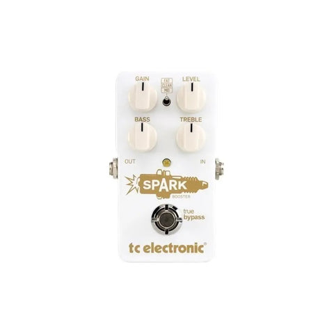 Pedal Tc Electronic Spark Booster Para Guitarra Blanco Análogo